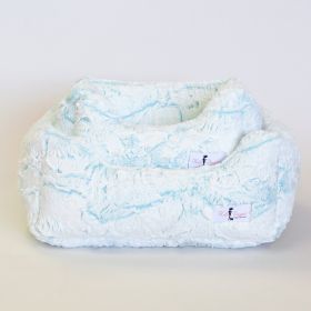 Whisper Dog Bed (Color: Aqua, size: LG)