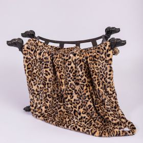 Cashmere Dpg Blankets (Color: Leopard, size: SM)