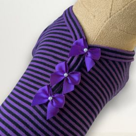 Sweet Dreams Dog Pajamas (Color: Striped Pink, size: LG)