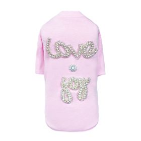 Love n Joy Tee (Color: Baby Pink, size: SM)