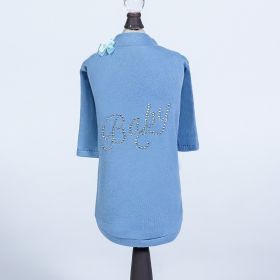 Baby Dog Tee (Color: Blue, size: XXS)
