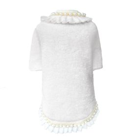 Dream Pearls Dog Sweater (Color: Ivory, size: XS)