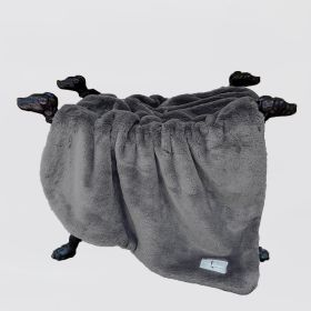 Big Baby Blankets (Color: Pewter, size: Throw)