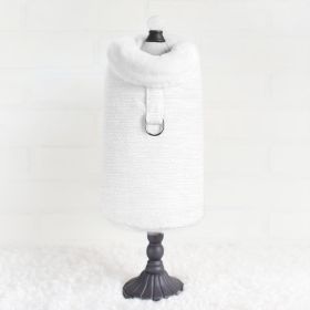 Zha Zha Dog Coat (Color: Ivory, size: LG)