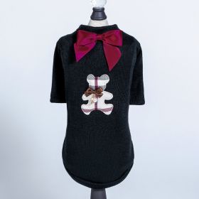 Burberry Dog Tee (Color: Baby Blue, size: LG)