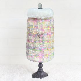 Annabella Dog Coat (Color: Masquerade, size: LG)